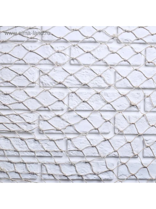 Сетка декоративная 100х200 см, белая, 100x200 см, фото 2