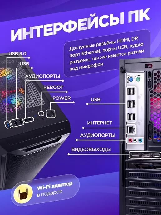 ZillaPC Игровой Компьютер Core i7 (10 ядер) RX 580 32 ГБ SSD 512 GB, 32 ГБ, 1 ТБ, фото 6