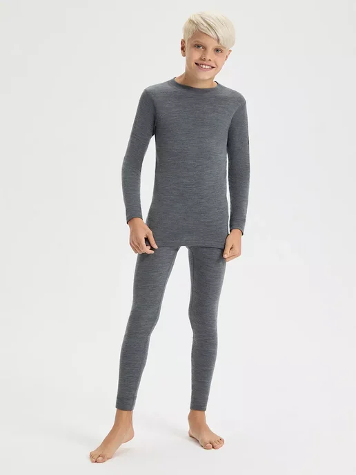 Norveg Термоштаны SOFT Woolmark термобелье повседневное кальсоны, серый, фото 6