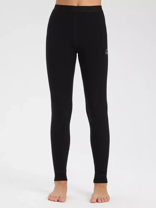Norveg Термоштаны SOFT Woolmark термобелье повседневное легинсы, черный, фото 3