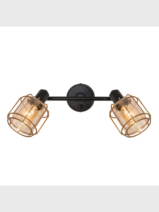 Citilux Спот с выключателем Таверна CL542622, черный
