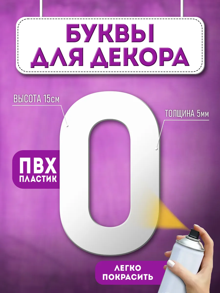 Буквы из пластика объемные на стену
