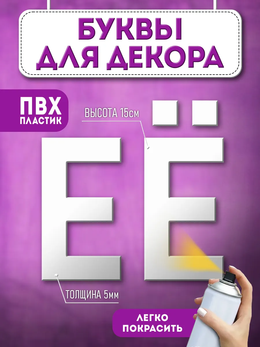 Буквы из пластика объемные на стену