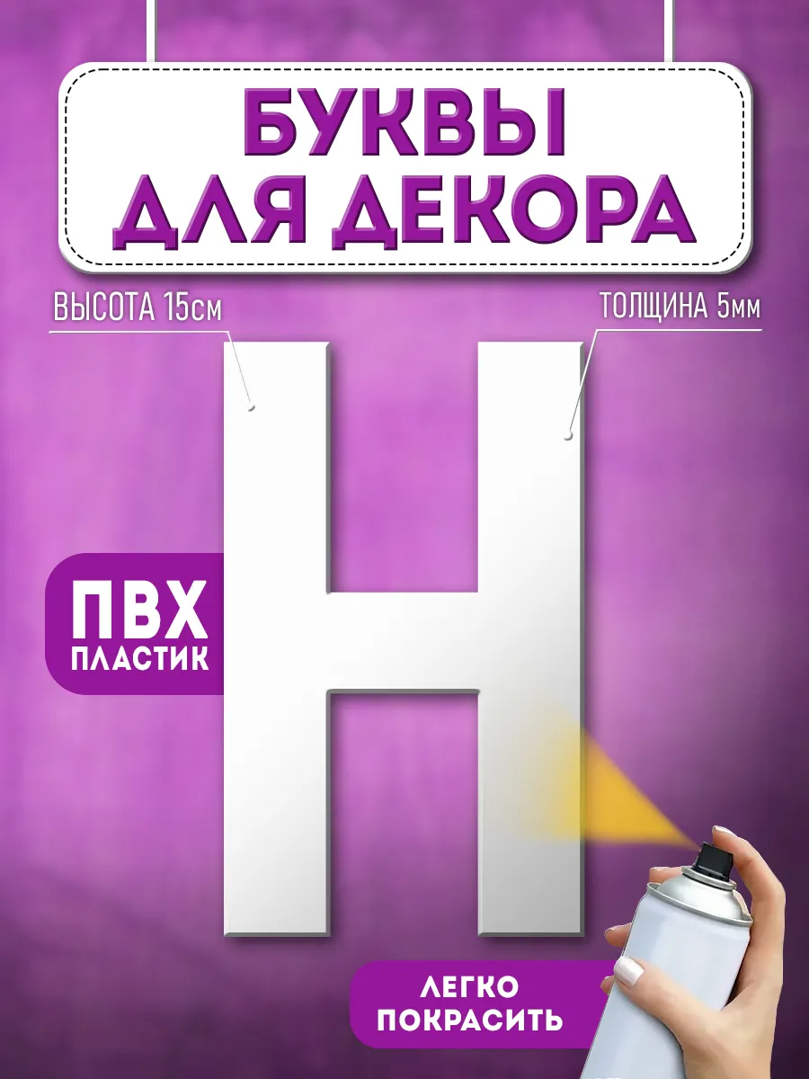 Буквы из пластика объемные на стену