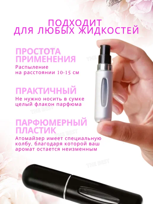 Атомайзер дорожный набор флаконов 5 мл, 5 мл, фото 3