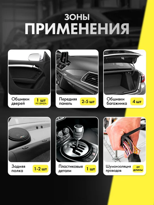 DreamCar Technology 5 метров антискрипный материал DCT Clout лента, 5 м, фото 3