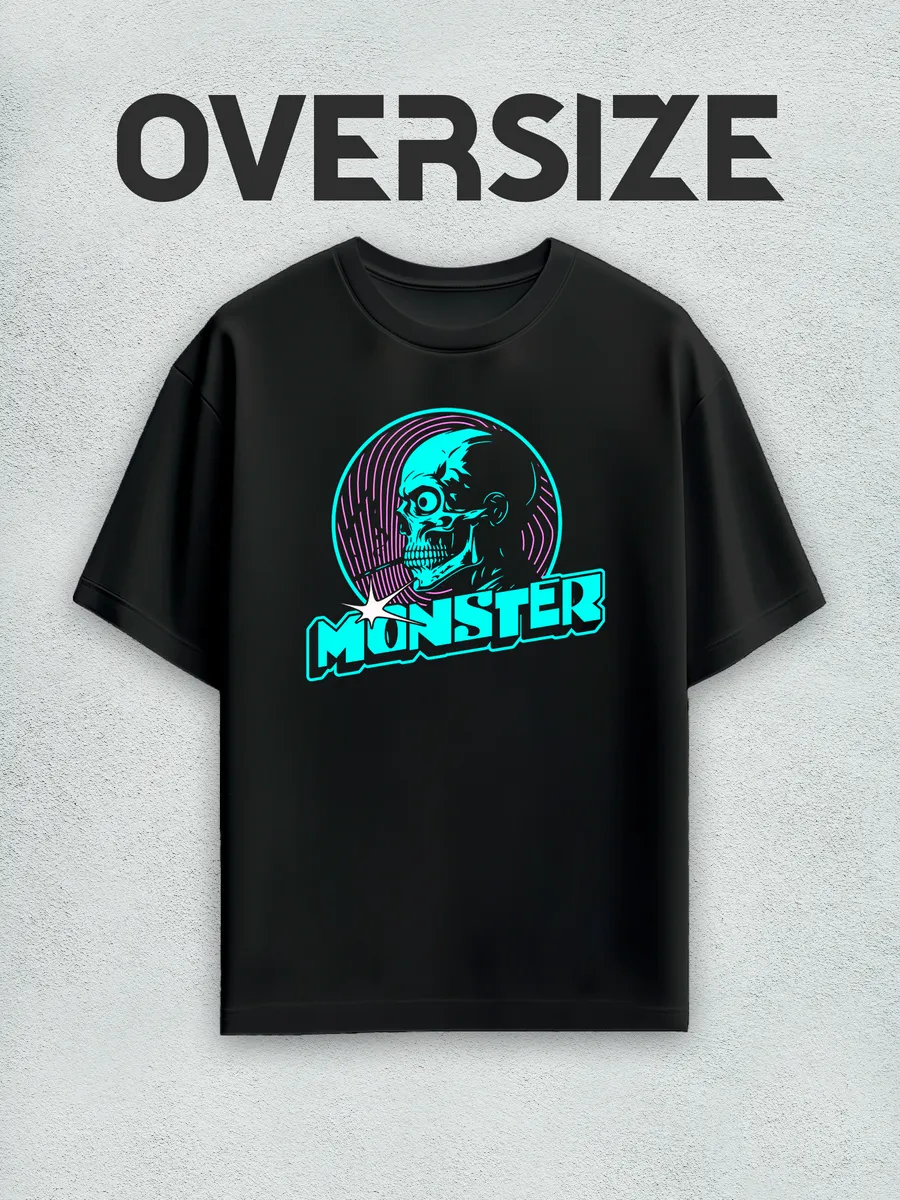 Футболка оверсайз с принтом в стиле y2k