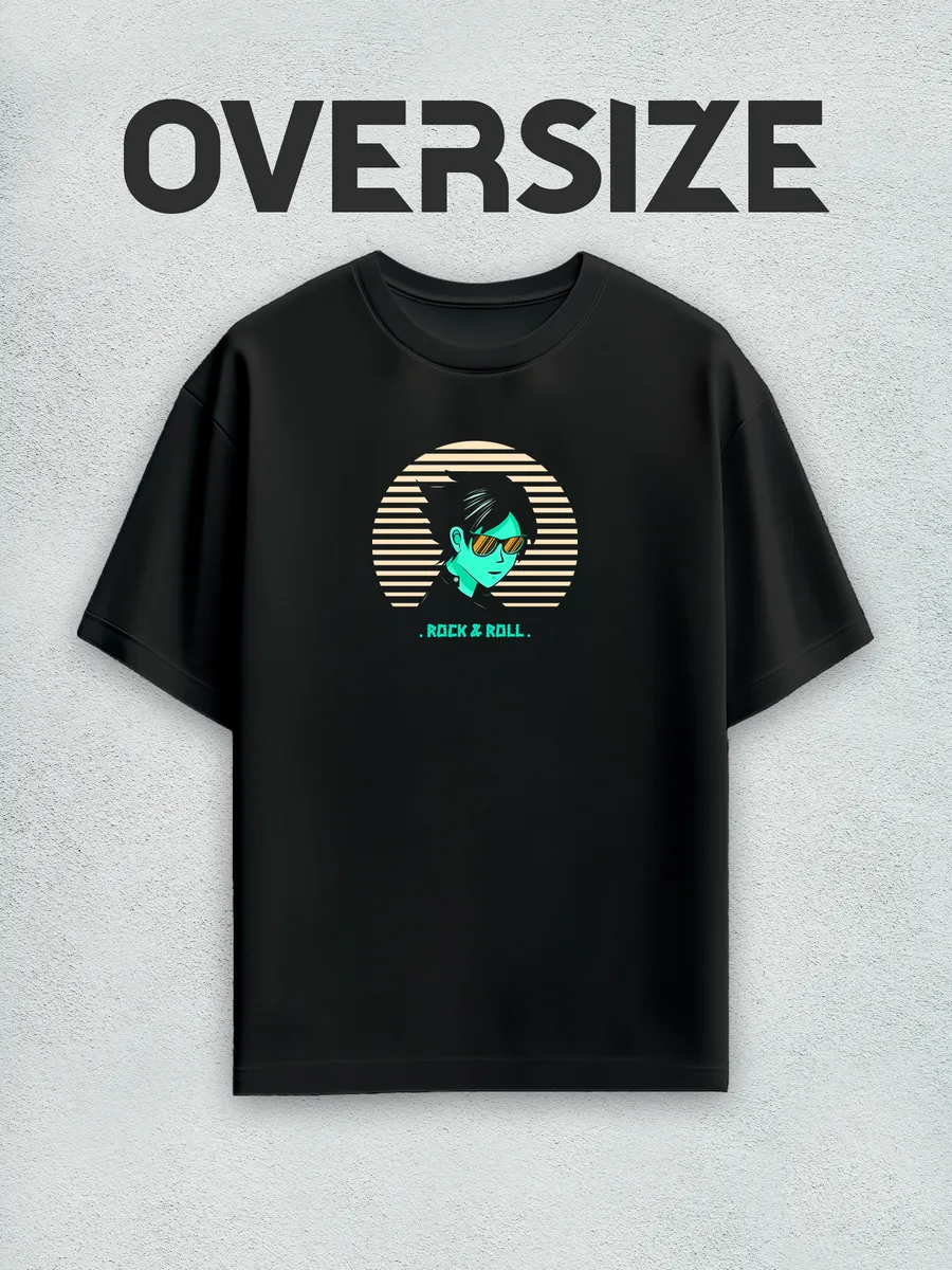 Футболка оверсайз с принтом в стиле y2k