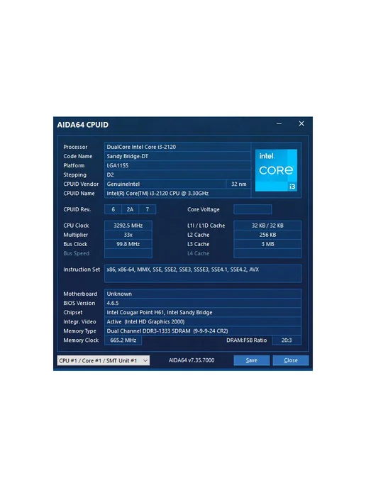 Intel Процессор Core i3-2120, вариант, фото 4
