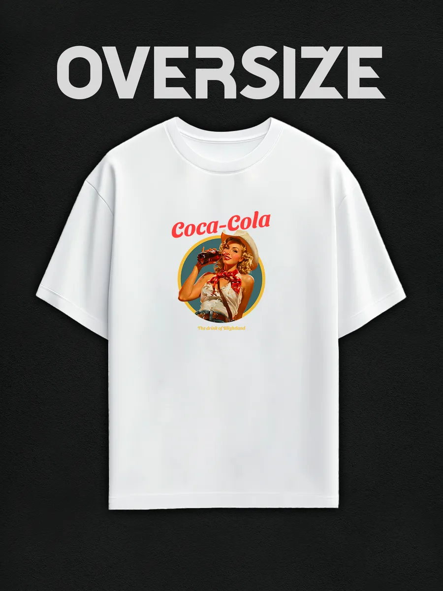Футболка оверсайз с принтом в стиле y2k