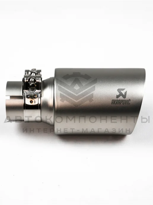 АвтоКомпоненты Насадка на глушитель AKRAPOVIC (скошенная) 51-89мм, 51-89мм, фото 6