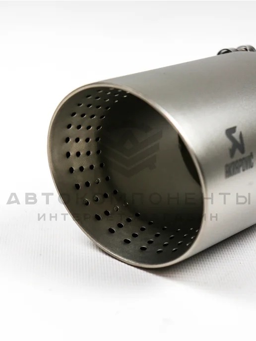 АвтоКомпоненты Насадка на глушитель AKRAPOVIC (скошенная) 51-89мм, 63-89мм, фото 4