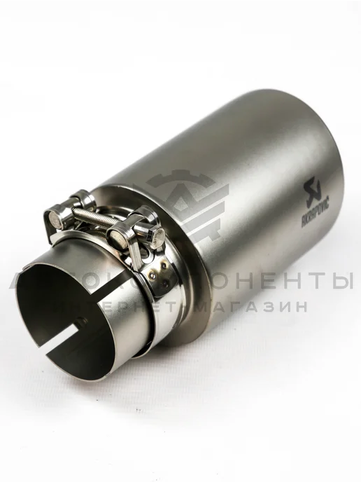 АвтоКомпоненты Насадка на глушитель AKRAPOVIC (скошенная) 51-89мм, 63-89мм, фото 5