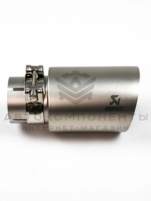 АвтоКомпоненты Насадка на глушитель AKRAPOVIC (скошенная) 51-89мм, 63-89мм, фото 7