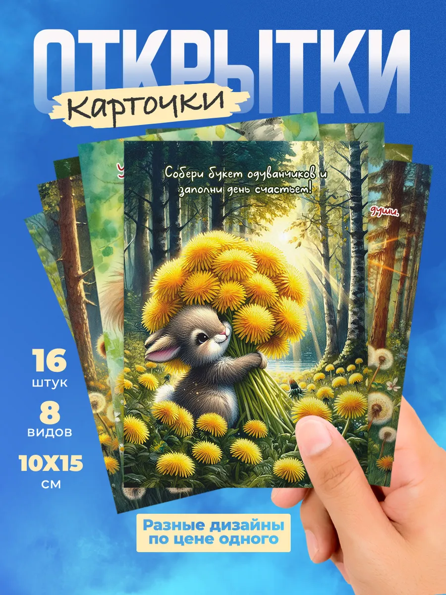 16 шт набор открыток для любимых