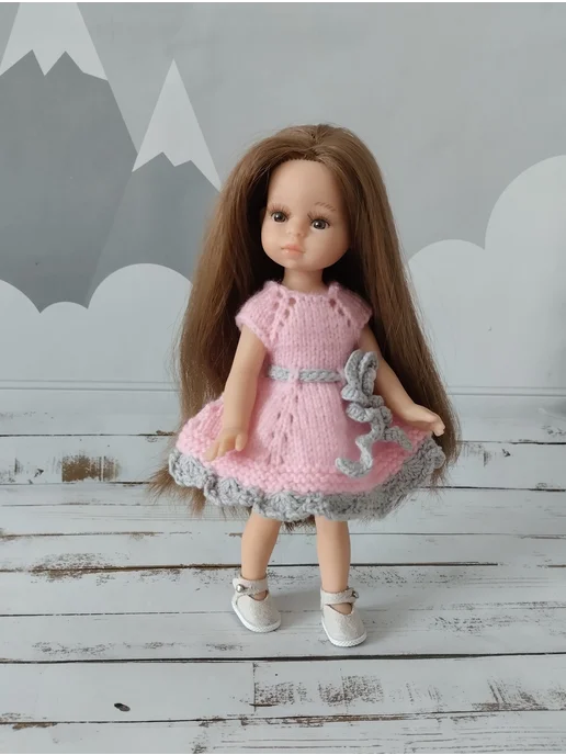 Doll Up Туфли для куклы мини Паола Рейна, 21 см, серый, фото 2