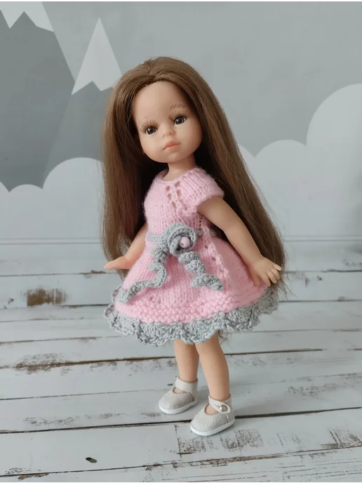 Doll Up Туфли для куклы мини Паола Рейна, 21 см, серый, фото 3
