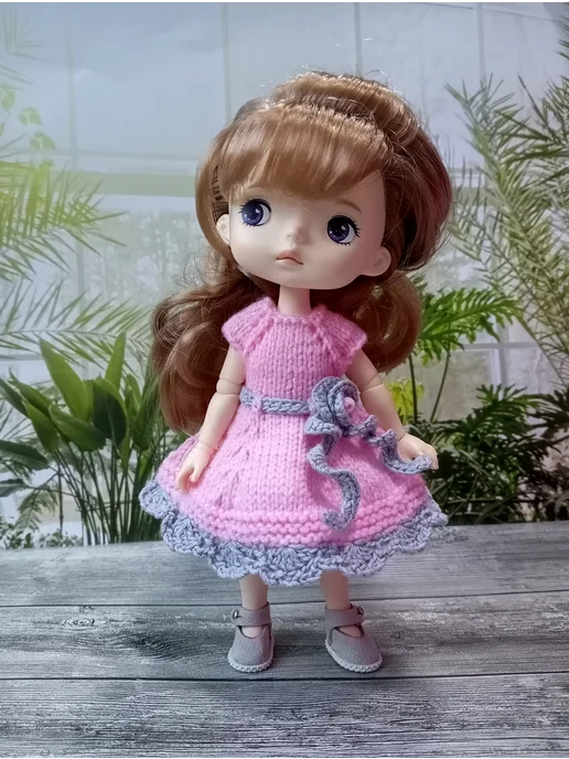 Doll Up Туфли для куклы мини Паола Рейна, 21 см, серый, фото 4