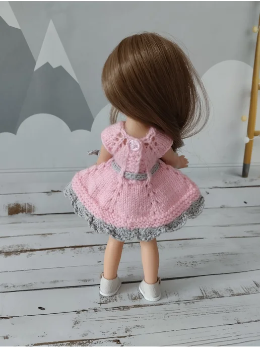Doll Up Туфли для куклы мини Паола Рейна, 21 см, серый, фото 5