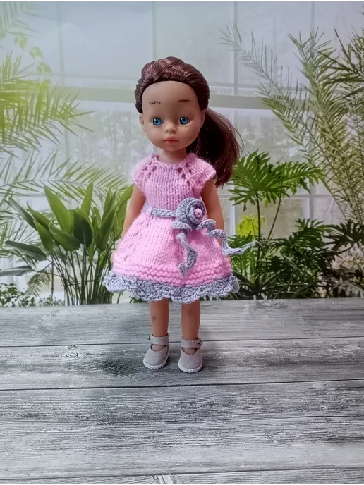Doll Up Туфли для куклы мини Паола Рейна, 21 см, серый, фото 6