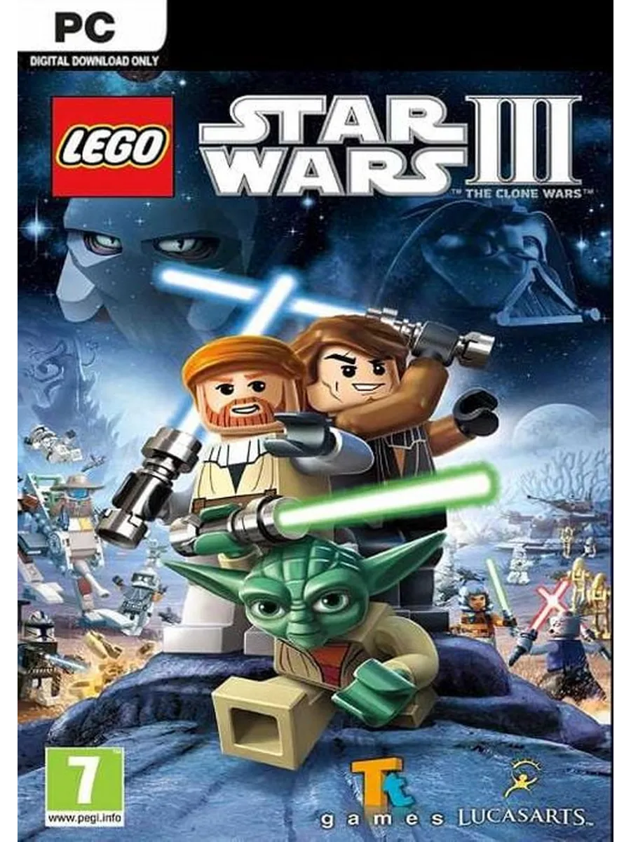 Игра LEGO Star Wars III: The Clone Wars, код ключ, Steam