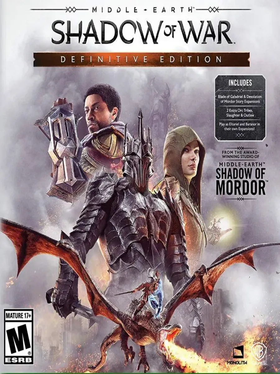 Игра Middle-earth: Shadow of War Definitive код ключ, Steam