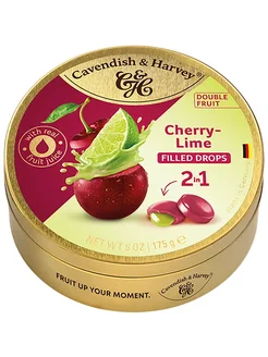 Леденцы с жидким центром Вишня и Лайм, 1шт Cavendish & Harvey 405413513 купить за 419 ₽ в интернет‑магазине Wildberries