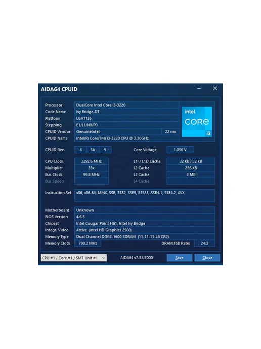 Intel Процессор Core i3-3220, вариант, фото 4