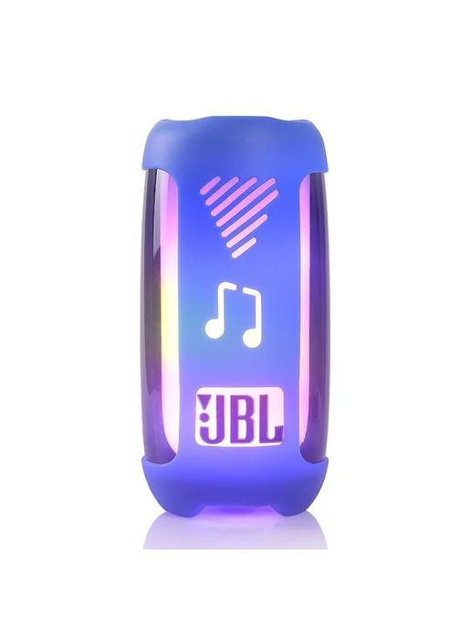 Нет бренда Силиконовый чехол для портативной колонки JBL Pulse 5, синий, фото 2