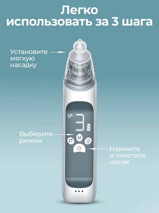 MixyFixy Аспиратор назальный для новорожденных соплеотсос, вариант, фото 4