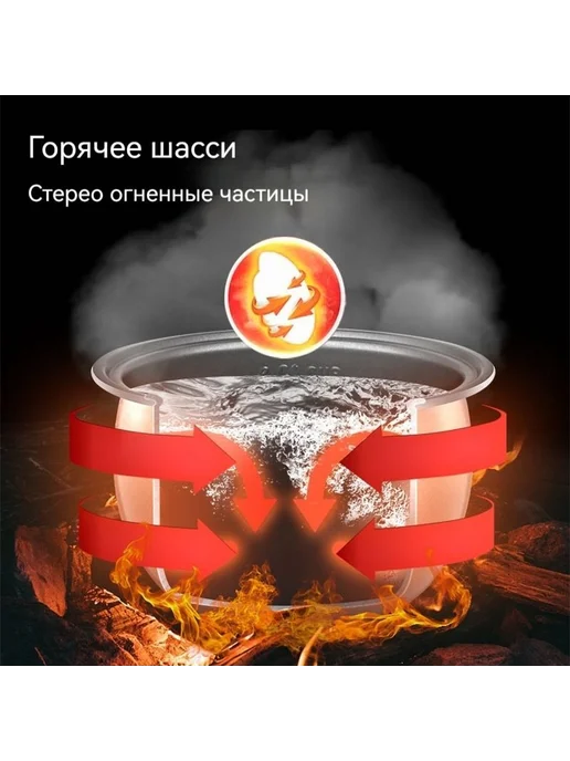 Рисоварка duogongnengdianfanbao темно-коричневый, коричневый, фото 4