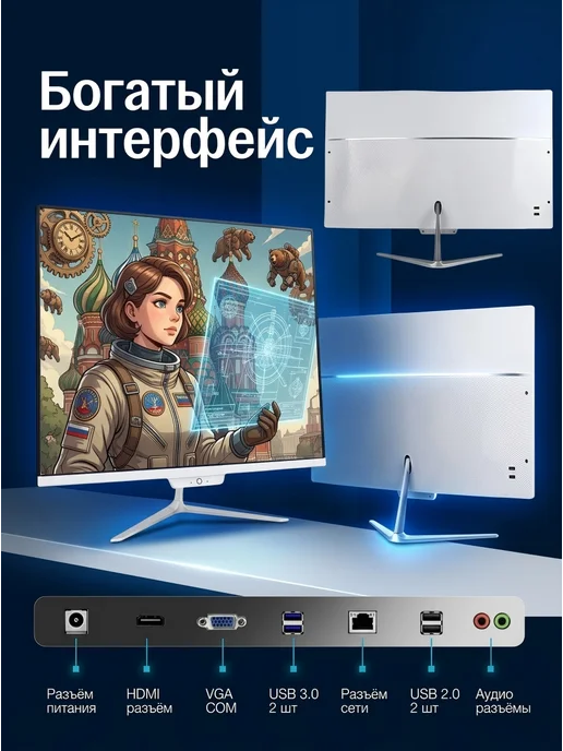 MEIMEI Моноблок 27", Intel Core i7 3610,SSD 512ГБ, RAM 16ГБ, 512 ГБ, 16 ГБ, фото 6