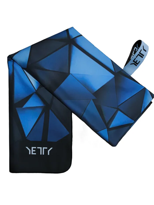 YETTY Полотенце из микрофибры спортивное для фитнеса, синий, фото 8