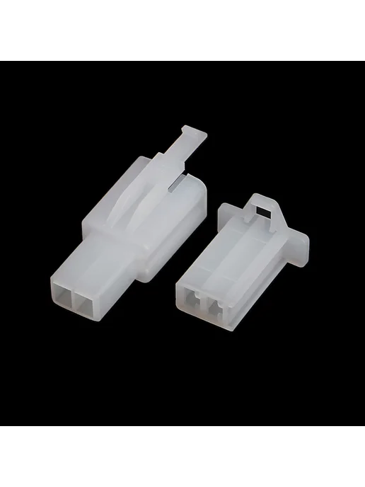 10 комплектов автомобильных разъемов 2 8MM 2PIN Черный, черный, фото 4