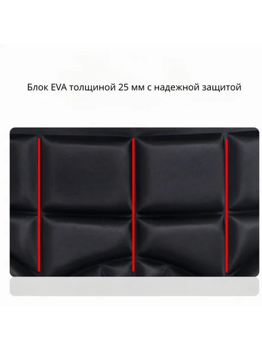 WDVTRANS Защита горнолыжная сноубордическая M Черный, черный, фото 5
