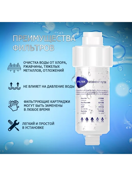Biruite S-cleaner Фильтр для душа, вариант, фото 3