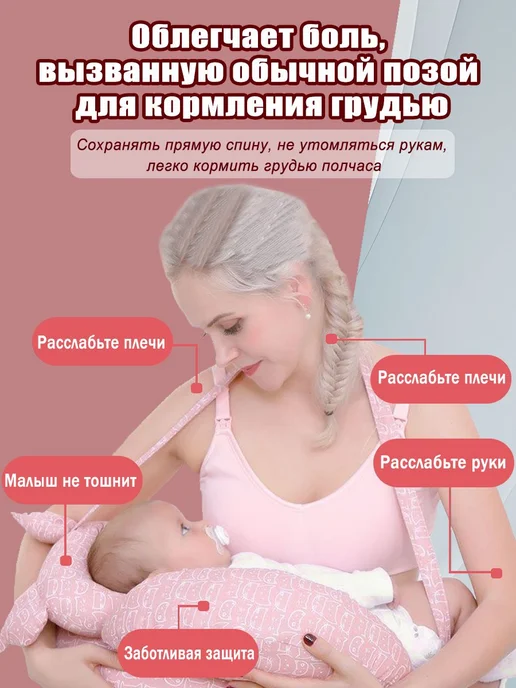 Подушка для беременных и кормящих 58x37 58x37, 58x37, фото 2
