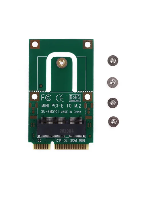 MINI PCI-E для M 2 NGFFF Key E Конвертер PCIE Разноцветный, вариант, фото 3