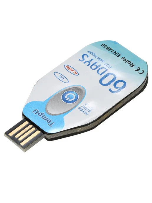 Одноразовый USB регистратор температуры PDF 60 дней, вариант
