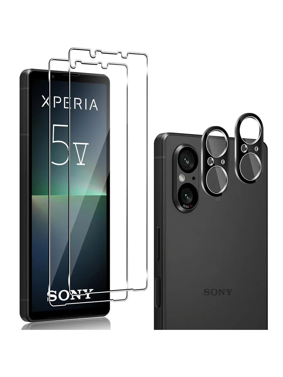 Защитное стекло Sony Xperia 5 V: 2.5D, 9H, прозрачное