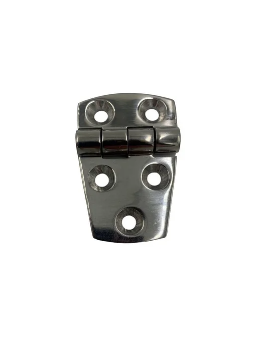 Петли полированные нержавеющая сталь 57х38 мм (2 шт ) Хром, 57x38 мм, 2 шт, фото 2