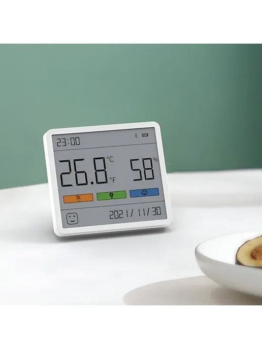 Комнатный термогигрометр AtuMan TH1 Clock Белый, белый, фото 3