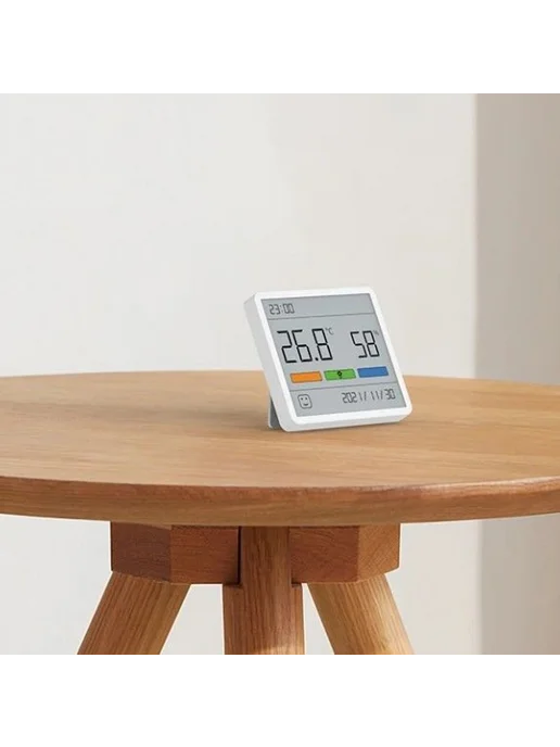 Комнатный термогигрометр AtuMan TH1 Clock Белый, белый, фото 4