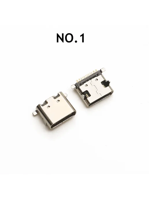 Разъемы USB Type-C для зарядки 100 шт 10 моделей 6 16Pin, 100 шт, фото 2