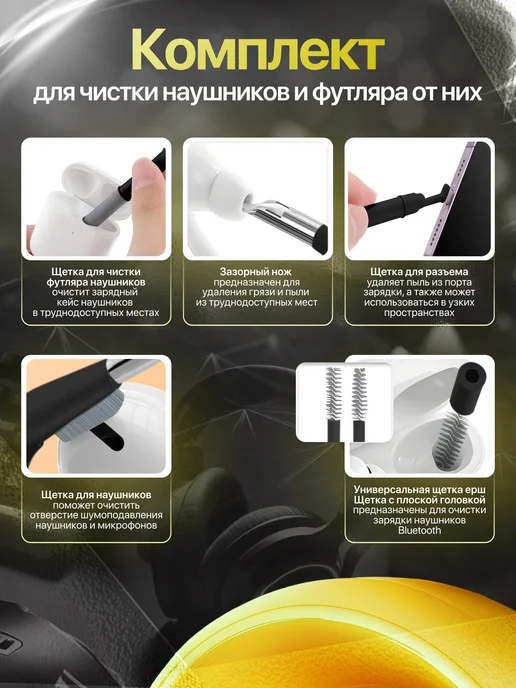 TOVVA Набор для чистки гаджетов и телефонов 20 в 1, 22 в, фото 4