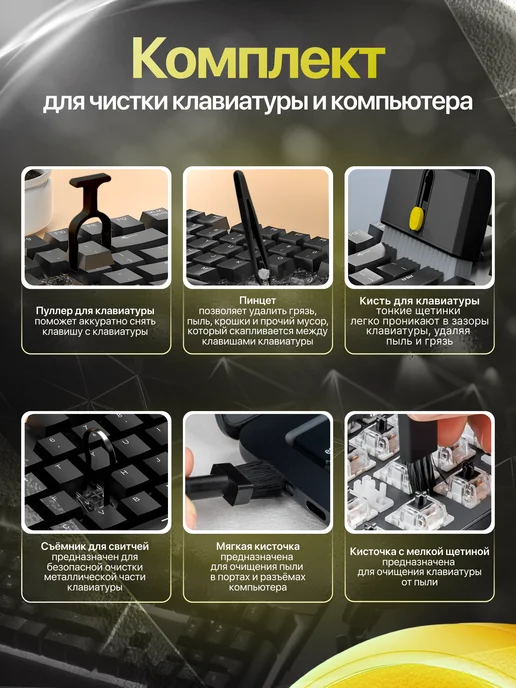 TOVVA Набор для чистки гаджетов и телефонов 20 в 1, 22 в, фото 5