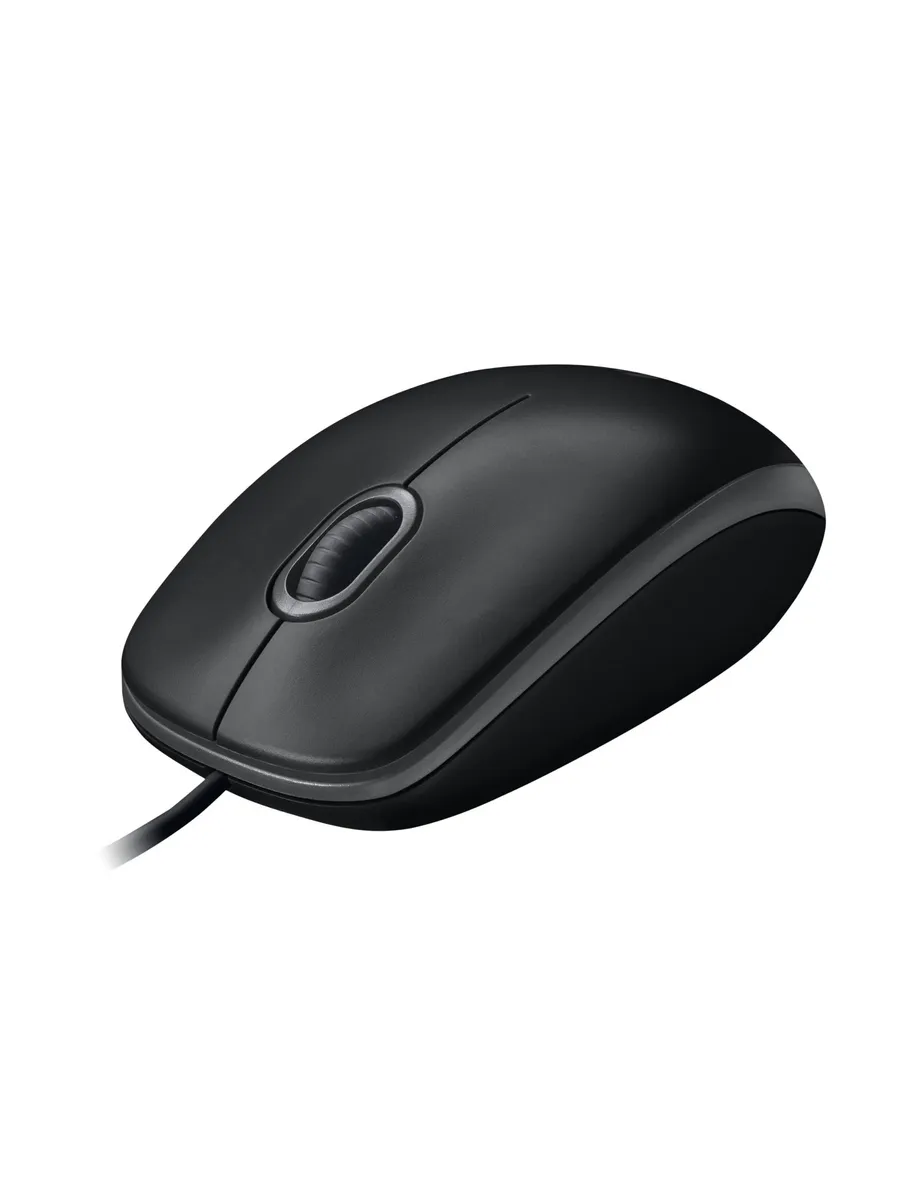 Мышь Logitech M100 проводная удобная Черный