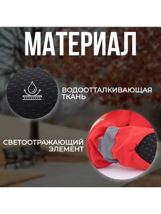 Обувь для собак и кошек красные сапоги р 3 Красный, красный, фото 3