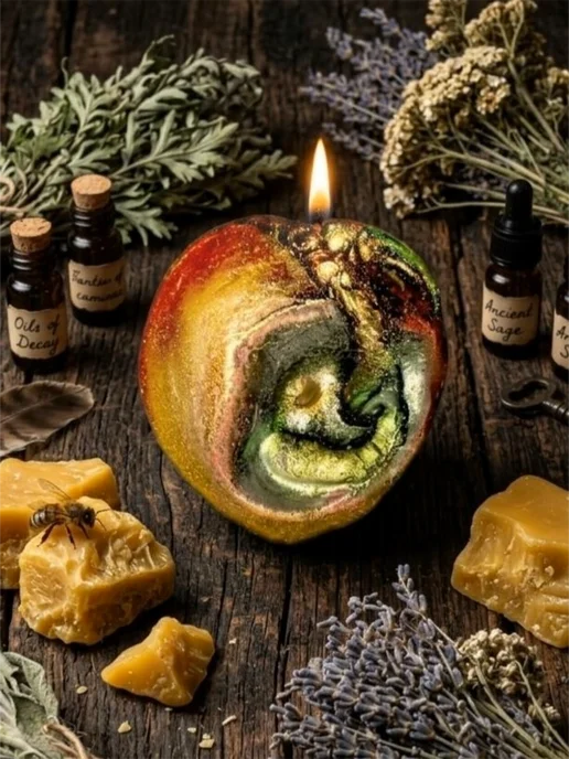 Магические свечи Магическая свеча От порчи и сглаза, черный, фото 7