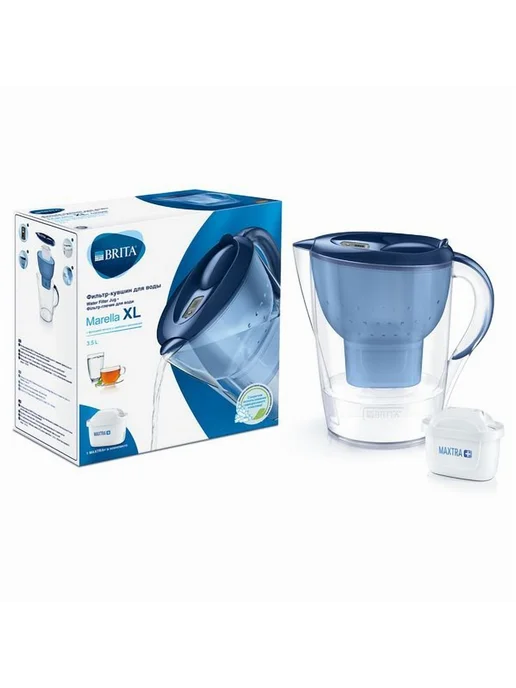 Фильтр Brita Marella XL 3 5 л Синий, 5 л, фото 2